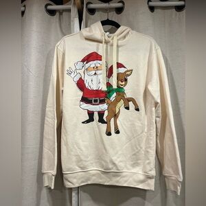 Freeze Cream Santa and Reindeer Men's Sweater